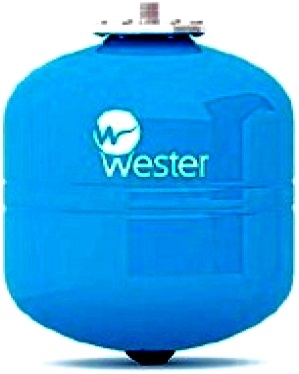 Баки расширительные Гидроаккумулятор для водоснабжения Wester WAV 35