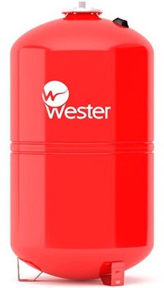 Баки расширительные Мембранный бак для отопления Wester WRV 80